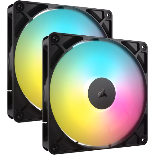 Corsair RS140 ARGB (Noir) - Pack 2