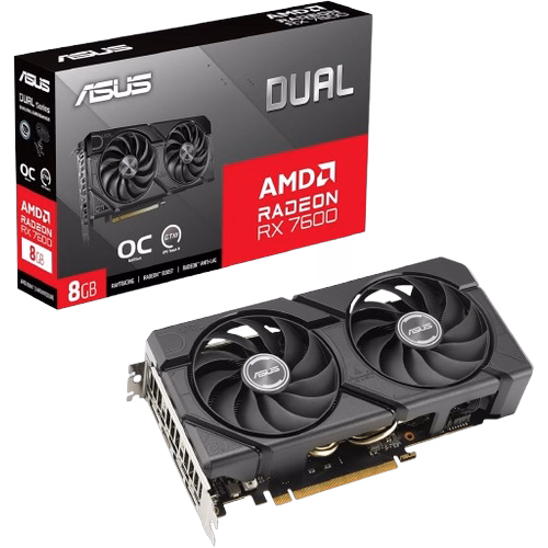ASUS DUAL Radeon RX 7600 EVO OC